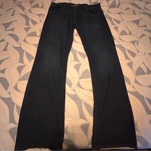 7 For All Mankind Brett Jeans Men’s 38x34 Straight Leg Dark Wash Stretch
